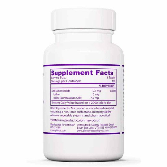 Iodoral 12.5 Mg Iodine/Potassium Iodide, OPX